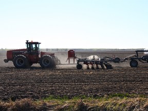 Spring seeding has begun.  PHOTO by HOLLY BOCHURKA