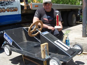Mike Dean, president of the Tillsonburg Kiwanis Club is encouraging all children ages 6 to 12 to come out with their families for the annual downhill races on Old Vienna Road, Sunday, June 9, 2013 in Tillsonburg. 

KRISTINE JEAN/TILLSONBURG NEWS/QMI AGENCY