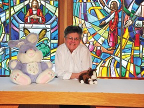 RYAN PAULSEN ryan.paulsen@sunmedia.ca

St. John's Evangelical Lutheran Church pastor Rev. Bev Nitschke is preparing for an upcoming blessing of the animals service scheduled for Saturday, June 1 at 11 a.m. on the lawn of the Black Bay Road church in Petawawa. For more community photos please visit our website photo gallery at www.thedailyobserver.ca.