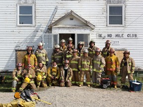 The Cochrane volunteer firefighters participated in a lifelike training exercise at the Second Mile Club on Saturday, May 11.