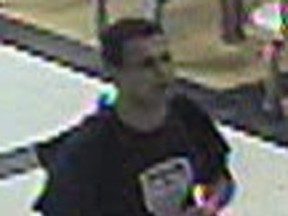 Police are looking for help identifying this man they suspect is responsible in a sexual assault at the Rainbow Centre. (Handout)