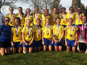 The victorious Sarnia Spirit under-15 girls soccer team from the WOYSL Kick Off Classic in Woodstock. SUBMITTED PHOTO/THE OBSERVER/QMI AGENCY