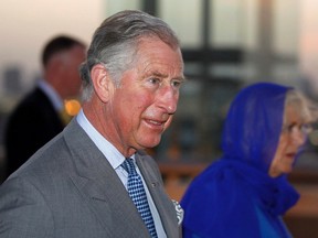 Britain's Prince Charles and his wife Camilla visit the Museum of Islamic Art in Doha on March 13, 2013. (REUTERS/Mohammed Dabbous)