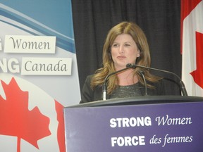 The Minister of Public Works and Government Services and Minister for Status of Women Canada, the Honourable Rona Ambrose announced funding aimed at reducing violence against Aboriginal women on May 16.  - Brandi Morin, Reporter/Examiner