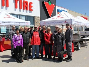 Canadian Tire held their third annual Jumpstart Day Barbecue on Saturday, May 25. All the money raised during the barbecue will be doubled by the Canadian Tire Corporation and will go towards supporting local families enrol their children in organized sports clubs.