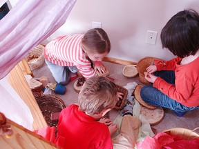 Alpenglow Alternative Program, an experiential learning program that includes nature immersion and handiwork in its curriculum, will make its home for Grades 1-4 at Canmore Collegiate High School in the 2013-2014 school year. Photo submitted.