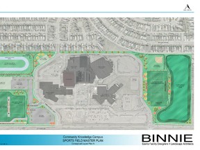 Supplied
Community Knowledge Campus Sports Field Master Plan A is one of two options the city will present for public feedback at an open house Wednesday. The designs were done by Binnie Sports Facility Designers.