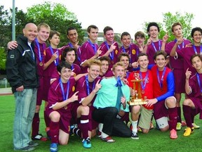 For the fifth consecutive season, the RND Senior Girls Soccer team captured the KASSAA crown when they defeated their rival, the Holy Cross Crusaders, on the turf of Queen’s University West Campus.    Ed Kenney - For the Gananoque Reporter