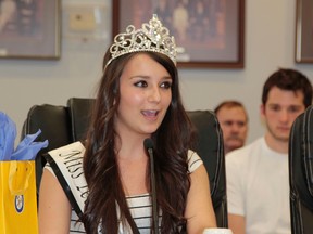 Céleste Lévis, 18, of Timmins is representing the city at the Miss Teen Canada World event to be held in Toronto in July.