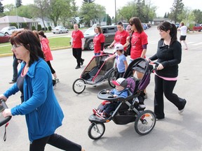 Over 50 walkers took part in the MS Walk in Melfort on Sunday, May 26.