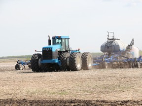 Farmers had a chance to get out onto the fields on Wednesday, May 22 just east of Melfort.