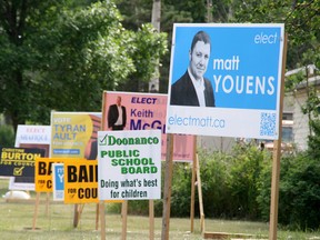 election signs fort mcmurray