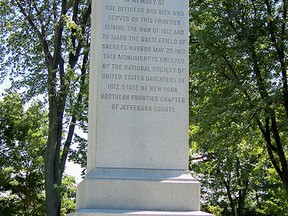 Sacketts Harbor monument