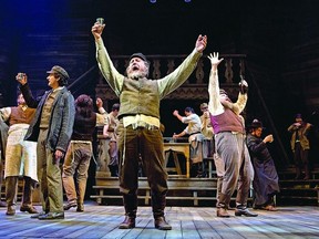 Scott Wentworth as Tevye with members of the company in Fiddler on the Roof. (CYLLA VON TIEDEMANN, Stratford Festival)