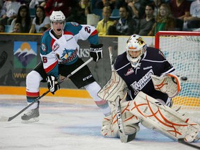 Nipawin's Taran Kozun has been garnering NHL Entry Draft attention as a goaltender for the WHL's Kamloops Blazers.