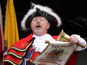 Kingston town crier Chris Whyman