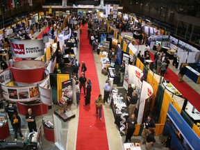 Thousands attended the opening the The Big Event mining expo Wednesday at the McIntyre Arena. The event, which continues today, features exhibits and information booths inside and outside of the facility.
