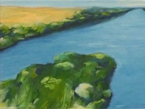Kim DiFrancesco,  " Grand River Looking South-West" - Summer