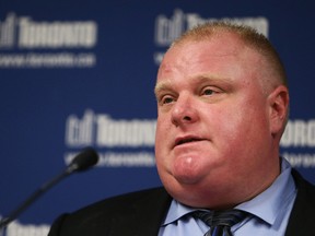 Toronto Mayor Rob Ford (DAVE ABEL/QMI AGENCY)