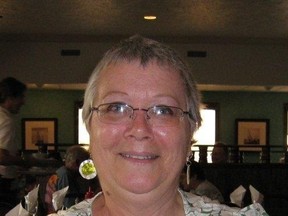 Sue Wardrop will be sporting a yellow t-shirt this year at Relay for Life in Saugeen Shores. She will be wearing it to celebrate herself- a cancer survivor as she walks around the track June 7 at Nodwell Park.
