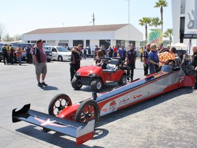 The Paton Top Fuel Dragster on display in Gainsville, Florida. SUBMITTED PHOTO