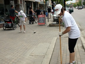 downtown cleanup