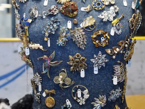 Antique jewelery was among the items collectors and enthusiasts came from near and far to inspect during the Portage Heritage Inc. Heritage Antiques and Collectables Show and Sale held at the PCU Centre, Sunday. (ROBIN DUDGEON/PORTAGE DAILY GRAPHIC/QMI AGENCY)