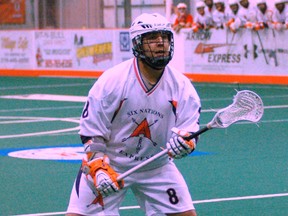 Wallaceburg's Jordan Durston of the Six Nations Arrows. (DARRYL G. SMART, The Expositor)