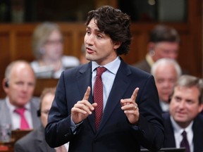 Liberal leader Justin Trudeau speaks during Question Period in the House of Commons on Parliament Hill in Ottawa May 29, 2013.  REUTERS/Chris Wattie