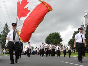 The Salvation Army's Canadian Staff Band lead a march from the York Street church to Cornwall's city hall, as part of their 125th anniversary celebrations on Sunday, June 2.

CHERYL BRINK/CORNWALL STANDARD-FREEHOLDER/QMI AGENCY