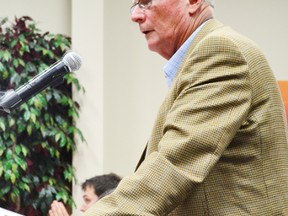 Ken Robertson of the Southampton Residents Association (SRA), stood before council on May 27, 2013 during the committee-of-the-whole meeting and requested that council motion the sign by-law and allow staff and the SRA to develop a mutually acceptable solution to the protest sign issues.