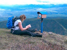 Stacey Sydoruk has been hiking the mountain ranges near Grande Cache leading up to the Gutsy Walk for Crohn’s and Colitis on Sunday. The walk will begin the Elks Hall on 106 Street at  11 a.m. (Supplied)