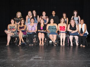 The members of the 2013 Adult Education graduating class of 2013; back (L to R) Meghan Niles, Alyssa Schlecte, Britney Markowski, Tanya Jentzsch, Matthew Head, Kristine Cockwill and Amanda Brice; front (L to R) Allyssa Sanderson, Jellessa Sanderson, Moreen Reed, Angela Stuart, Lacy Whitehead,Brooke Woodcock, Nancy Anderson and Lorie Daniels; absent are Kent Brittain and April White.