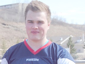 Logan Clow/R-G
Peace River Pioneers graduate Kruise Hofferd was recently added by the Calgary Colts to their 2013 roster. Both Hofferd and Colts Head Coach John Stevens spoke to the Record-Gazette about the addition.