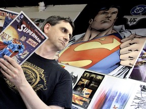 Chris Bullard, owner of The Game Master's Emporium (GME), will be giving out a free comic book to any Chatham-Kent student who proves they've stayed in school for the full year. The charity, Comics For Grades, will be held on June 29. (KIRK DICKINSON, For the Daily News)