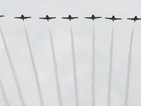 Snowbirds at Armed Force Day