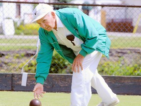 DANIEL R. PEARCE Simcoe Reformer
Tony Van Den Hurk of Waterford skipped the Simcoe entry at the District 25 seniors lawn bowling finals held at the Simcoe Lawn Bowling Club on Wednesday. The entry from St. George, skipped by Frank Pring, finished in first place. Van Den Hurk's team came in second.