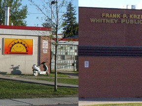 District School Board Ontario North East is proposing to shift students at four of its schools within the city’s East End. The upshot is that one of those schools – either Bertha Shaw, left, or Frank P. Krznaric Whitney Public – may be closed by the fall of 2014 as a result