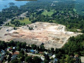 The former Phillips Cables site is a little cleaner in 2013 but little progress has been made on the development of the property since this aerial photograph was taken in September, 2008. FILE PHOTO