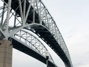 Blue Water Bridge, Point Edward. (Observer file photo)