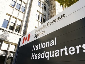 Canada Revenue Agency, File Photo\QMI