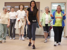 Rehab Plus personal trainer and kinesiologist advisor Maria McInnis and the rest of the City Walkers step into gear, as they'll meet up every Thursday at 9:15 a.m. for a morning stroll. All are welcome to join the free weekly program.