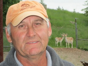 Bob Kozak is a member of a volunteer group that manages the Deer Park in Waterford. Kozak reported this week that the deer recently passed mandatory testing for communicable diseases, as required by federal legislation.  (MONTE SONNENBERG Simcoe Reformer)