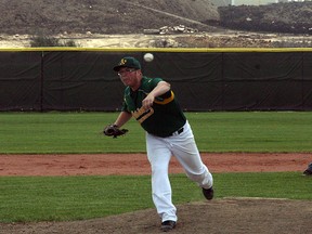 The Sherwood Park Midget AAA Athletics were already on the outside looking in when rain storms forced the cancellation of their divisional finals during the 11th annual Doc Plotsky Memorial Tournament on Sunday. Photo by Shane Jones/Sherwood Park News/QMI Agency