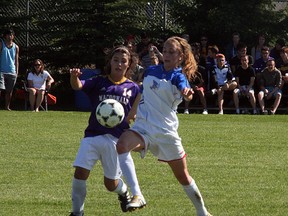 Bev Facey fell 2-0 to MacDonald in the Premier final. Photo by Shane Jones/Sherwood Park News/QMI Agency