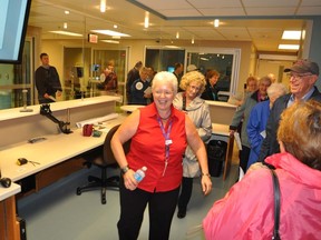 JASON MILLER The Intelligencer
Peggy Sizer (centre) leads one of the first public tours of the new emergency room at Belleville General Hospital on Thursday June 6. The new ER, located in the southwest corner of the hospital, will begin accepting patients on June 11.