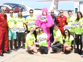 Canadore Students' Representative Council, along with executives from Nipissing University Student Union and Shinerama volunteers kicked off the 43rd annual Shinerama Campaign with members of the Snowbirds this week.