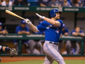 Adam Lind has started spraying the ball to all fields more this season, no doubt crossing up all of those advance scouts who chart where the balls land. (Reuters)