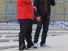 People's Poets perform during Hip Hop in the Park. May 2012, at Louise McKinney Park in Edmonton. Photo by Brian Swane/Edmonton Examiner