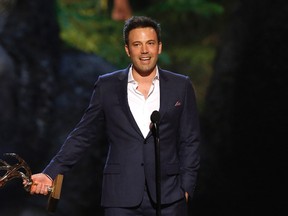 Actor and director Ben Affleck accepts the Guy of the Year award at the seventh annual Spike TV's "Guys Choice" awards in Culver City, California June 8, 2013.  REUTERS/Mario Anzuoni